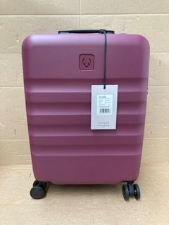 ANTLER SMALL 4-WHEEL HARD SHELL SUITCASE IN HEATHER PURPLE - RRP £185: LOCATION - C17