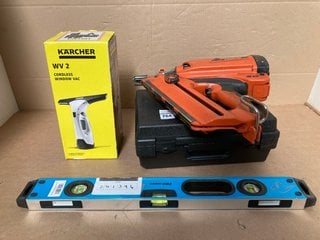 4 X HARDWARE ITEMS TO INCLUDE PASLODE IMPULSE IM350+ LI-ION FRAMING NAILER - RRP: £ 480.00: LOCATION - C17