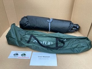 AMFLIP 3 PERSON POP UP TENT IN GREEN: LOCATION - C15