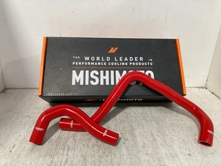 MISHIMOTO SILICONE RADIATOR HOSE KIT IN RED - MODEL MMHOSE-3G-00 - RRP £174: LOCATION - A2