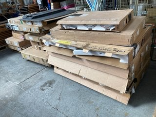 (COLLECTION ONLY) 3 X PALLETS OF ASSORTED SPARE & REPAIRS TVS ( MAINBOARDS REMOVED ): LOCATION - B8