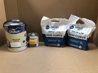 (COLLECTION ONLY) QTY OF ASSORTED HOME IMPROVEMENT ITEMS TO INCLUDE DULUX WALLS & CEILINGS PAINT IN TIMELESS MATT 5 LITRE: LOCATION - AR6