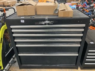 ADVANCED 6 DRAWER TOOL CHEST IN BLACK: LOCATION - B5