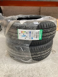 SET OF 2 GOODRIDE SOLMAX 1 TYRES SIZE: 225/45ZR18: LOCATION - BR11