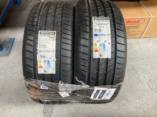 SET OF 2 BRIDGESTONE TURANZA TYRES SIZE: 245/40R19: LOCATION - BR11