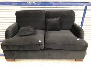 2 SEATER SOFA IN BLACK: LOCATION - A2