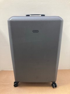 JOHN LEWIS & PARTNERS HARD SHELL STYLE LARGE WHEELED SUITCASE IN STONE GREY: LOCATION - BR7