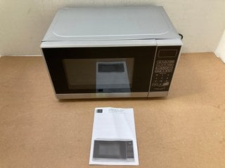 JOHN LEWIS & PARTNERS 20L SOLO MICROWAVE OVEN IN STAINLESS STEEL : MODEL JLSMWO08: LOCATION - BR7