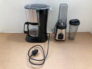 2 X ASSORTED JOHN LEWIS & PARTNERS SMALL KITCHEN APPLIANCES TO INCLUDE DRIP FILTER COFFEE MACHINE: LOCATION - BR8