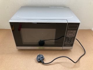 JOHN LEWIS & PARTNERS 20L SOLO MICROWAVE OVEN IN STAINLESS STEEL : MODEL JLSMWO08: LOCATION - BR8