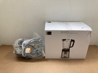 2 X ASSORTED JOHN LEWIS & PARTNERS SMALL KITCHEN APPLIANCES TO INCLUDE TABLE BLENDER WITH 1.75L GLASS BLENDING JUG: LOCATION - BR8