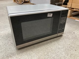 JOHN LEWIS & PARTNERS 20L SOLO MICROWAVE OVEN IN STAINLESS STEEL : MODEL JLSMWO08: LOCATION - BR10