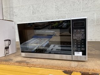 JOHN LEWIS & PARTNERS 20L SOLO MICROWAVE OVEN IN STAINLESS STEEL : MODEL JLSMWO08: LOCATION - BR11