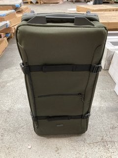 JOHN LEWIS & PARTNERS DAKHAR DUFFLE CABIN LUGGAGE BAG IN KHAKI GREEN FABRIC: LOCATION - BR11