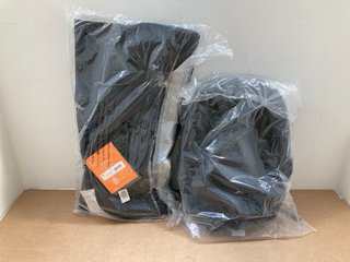 2 X ASSORTED JOHN LEWIS & PARTNERS BAGS TO INCLUDE SMALL BACKPACK IN BLACK FABRIC: LOCATION - BR12