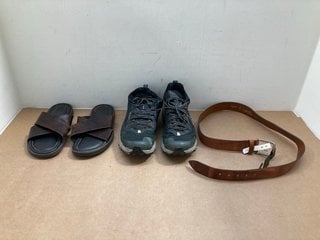 QTY OF ASSORTED JOHN LEWIS & PARTNERS BELTS TO INCLUDE TRADITIONAL STYLE BELT IN TAN LEATHER: LOCATION - BR12