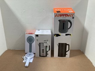 QTY OF ASSORTED JOHN LEWIS & PARTNERS ITEMS TO INCLUDE 1.7L KETTLE IN BRUSHED STAINLESS STEEL: LOCATION - BR15