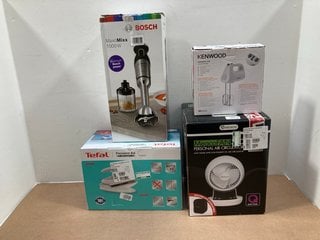 QTY OF ASSORTED SMALL KITCHEN APPLIANCES TO INCLUDE BOSCH MAXOMIXX 1000W KITCHEN HAND BLENDER: LOCATION - BR15