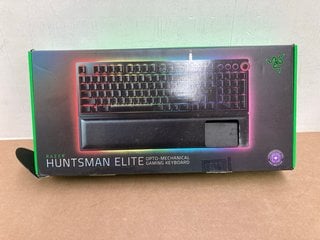 RAZER HUNTSMAN ELITE GAMING LED KEYBOARD - RRP £220: LOCATION - AR9