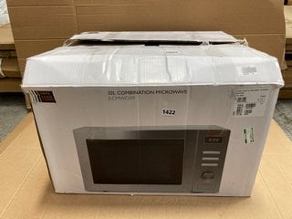 JOHN LEWIS & PARTNERS 32L COMBINATION MICROWAVE OVEN IN STAINLESS STEEL : MODEL JLCMWO011: LOCATION - BR22