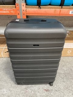 JOHN LEWIS & PARTNERS LARGE HARD SHELL STYLE WHEELED SUITCASE IN GREY: LOCATION - BR23