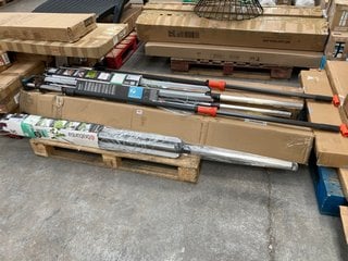 PALLET OF ASSORTED ITEMS TO INCLUDE BRABANTIA TOP SPINNER 40M ROTARY STYLE CLOTHES AIRER: LOCATION - B7 (KERBSIDE PALLET DELIVERY)