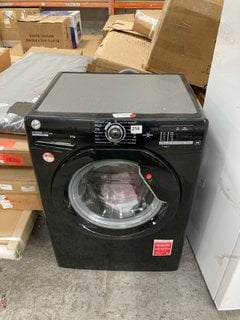 HOOVER WASHING MACHINE IN BLACK : MODEL H3W592DBBE - RRP £379: LOCATION - B8