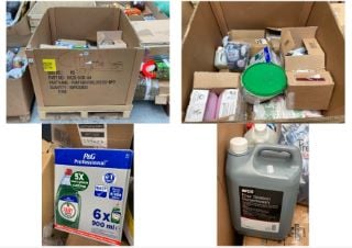 (COLLECTION ONLY) PALLET OF ASSORTED CHEMICALS TO INCLUDE P&G PROFESSIONAL FAIRY WASHING UP LIQUID (PLEASE NOTE: 18+YEARS ONLY. ID MAY BE REQUIRED): LOCATION - A5