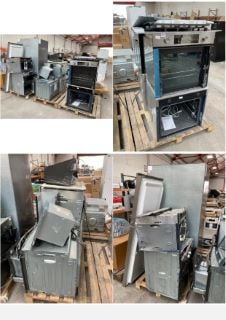 (COLLECTION ONLY) 3 X PALLETS OF ASSORTED KITCHEN APPLIANCES (FOR SPARES & REPAIRS) TO INCLUDE ZANUSSI ZKK47902XK: LOCATION - A7