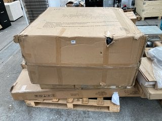 PALLET OF ASSORTED FLATPACK FURNITURE TO INCLUDE OTTOMAN OUTDOOR DINING SET (BOX 2 ONLY): LOCATION - A7 (KERBSIDE PALLET DELIVERY)