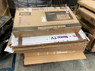 (COLLECTION ONLY) PALLET OF ASSORTED TV'S (PCB'S REMOVED, SPARES & REPAIRS) TO INCLUDE MODELS JVC: LT-43CR330: LOCATION - A8