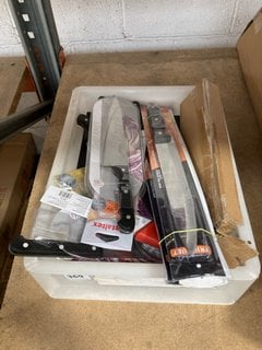 (COLLECTION ONLY) QTY OF ASSORTED KITCHEN KNIVES APOLLO CHEF KNIFE (PLEASE NOTE: 18+YEARS ONLY. ID MAY BE REQUIRED): LOCATION - AR21