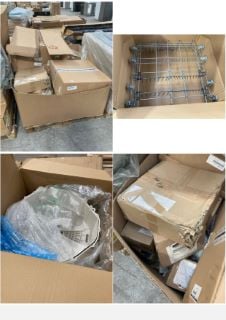 PALLET OF ASSORTED WHITE GOOD SPARE PARTS TO INCLUDE OUTER TUB ASSEMBLY REPLACEMENT PART: LOCATION - B3 (KERBSIDE PALLET DELIVERY)