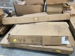 PALLET OF ASSORTED INCOMPLETE FLAT PACK FURNITURE AND BED FRAME COMPONENTS: LOCATION - B3 (KERBSIDE PALLET DELIVERY)