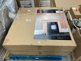 WARMLITE CAMBRIDGE STOVE 1.85KW ELECTRIC FIREPLACE SUITE SET: LOCATION - B2