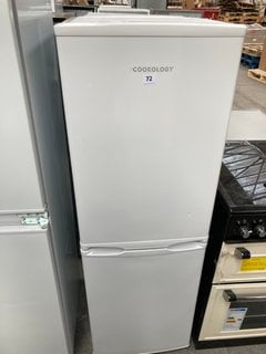 COOKOLOGY FRIDGE FREEZER: MODEL CFF1425050WH - RRP £237: LOCATION - A2