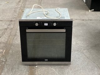 BEKO BUILT IN SINGLE ELECTRIC OVEN: MODEL BXIF35300X - RRP £299: LOCATION - A2