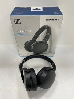 SENNHEISER HD 450BT WIRELESS HEADPHONES (WITH BOX, CASE & CHARGER CABLE) [JPTM124113]