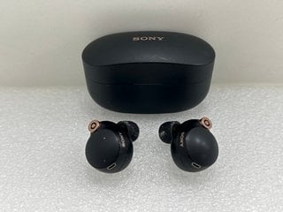 SONY WF-1000XM4 EARBUDS IN BLACK: MODEL NO YY2948 (UNIT ONLY) [JPTM124313]