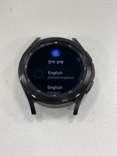 SAMSUNG GALAXY WATCH 4 CLASSIC SMARTWATCH: MODEL NO SM-R880 (UNIT ONLY) [JPTM123525]