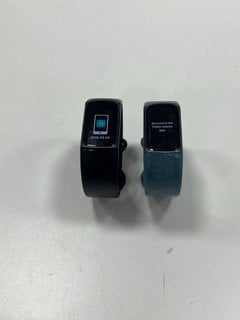 2 X FITBIT CHARGE 5 FITNESS & WELLNESS TRACKERS IN GRAPHITE: MODEL NO FB421 (WITH STRAPS & CHARGING CABLES) [JPTM124046]