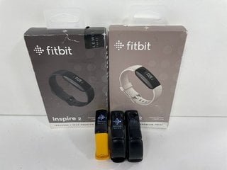 3 X FITBIT INSPIRE 2 HEALTH & FITNESS TRACKERS (WITH STRAPS & 2X BOXES) [JPTM123844]