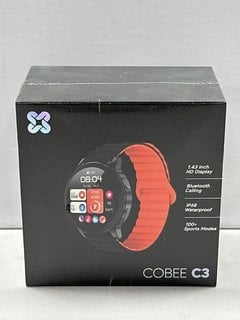 XINJI COBEE C3 SMARTWATCH IN BLACK (WITH BOX & ALL ACCESSORIES) [JPTM123369]