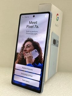 GOOGLE PIXEL 7A 128GB SMARTPHONE IN SEA: MODEL NO GHL1X (WITH BOX, DEMO UNIT) [JPTM124240]