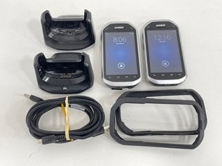 2 X SYMBOL MC40N0 MOBILE COMPUTER (WITH DOCK, CABLE, RUBBER EDGE CASE & BATTERY) [JPTM124230]