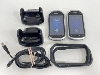 2 X SYMBOL MC40N0 MOBILE COMPUTER (WITH DOCK, CABLE, RUBBER EDGE CASE & BATTERY) [JPTM124233]