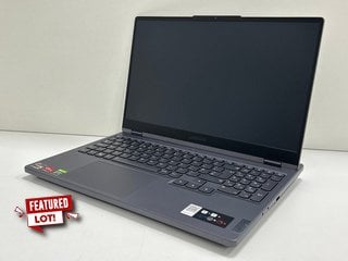 LENOVO LEGION 5 15ARH7H 512GB LAPTOP: MODEL NO 82RD0012UK (UNIT ONLY, SPARES + REPAIRS, BIOS PASSWORD LOCKED) AMD RYZEN 5 6600H, 16GB DDR5 RAM, 15.6" SCREEN, NVIDIA GEFORCE RTX 3060 6GB [JPTM124060]