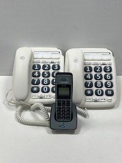 3 X BT 2500 & BIG BUTTON 200 IP PHONES IN BLACK/WHITE [JPTM122422]