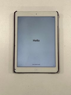 APPLE IPAD AIR 16 GB TABLET WITH WIFI IN WHITE: MODEL NO A1474 (WITH CASE) [JPTM124264]