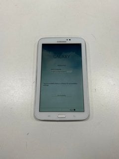 SAMSUNG GALAXY TAB 3 8 GB TABLET WITH WIFI IN WHITE: MODEL NO SM-T210 (UNIT ONLY) [JPTM124255]